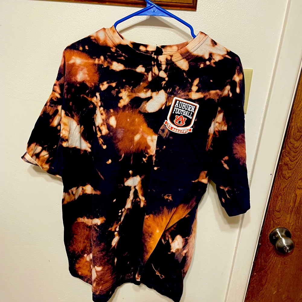 Auburn Tigers bleach dye T-shirt